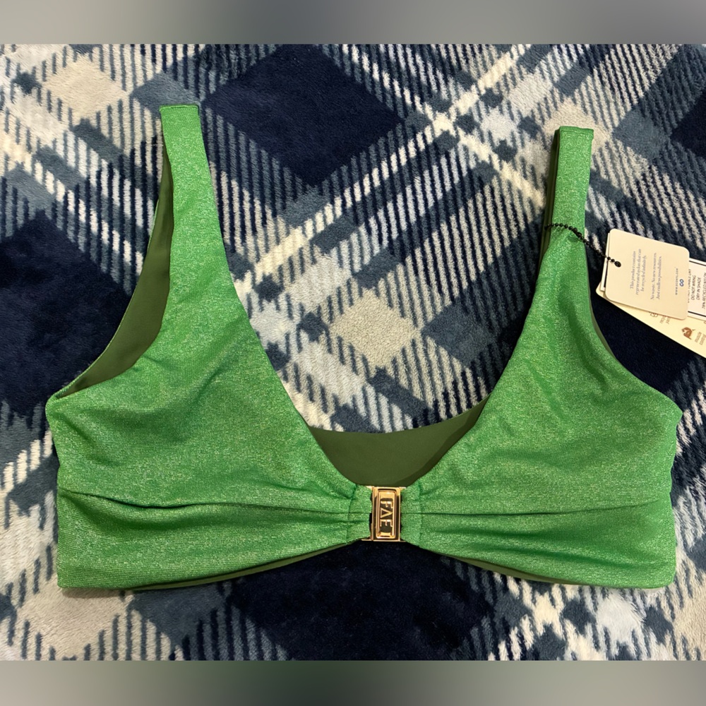 Emerald Green Kendall Bikini Top Size XS by FAE Swim
